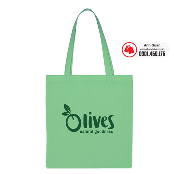 Túi vải không dệt in logo Olives