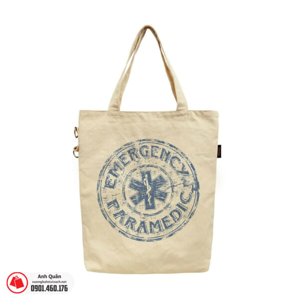 Túi vải bố in chuyển nhiệt Emergency-Paramedic