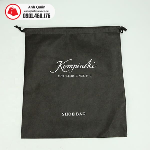 Túi vải không dệt đựng giày Kempinski